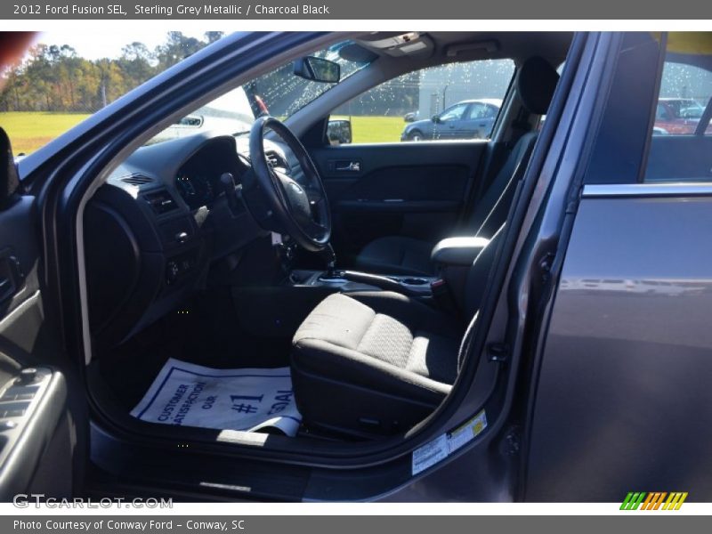 Sterling Grey Metallic / Charcoal Black 2012 Ford Fusion SEL