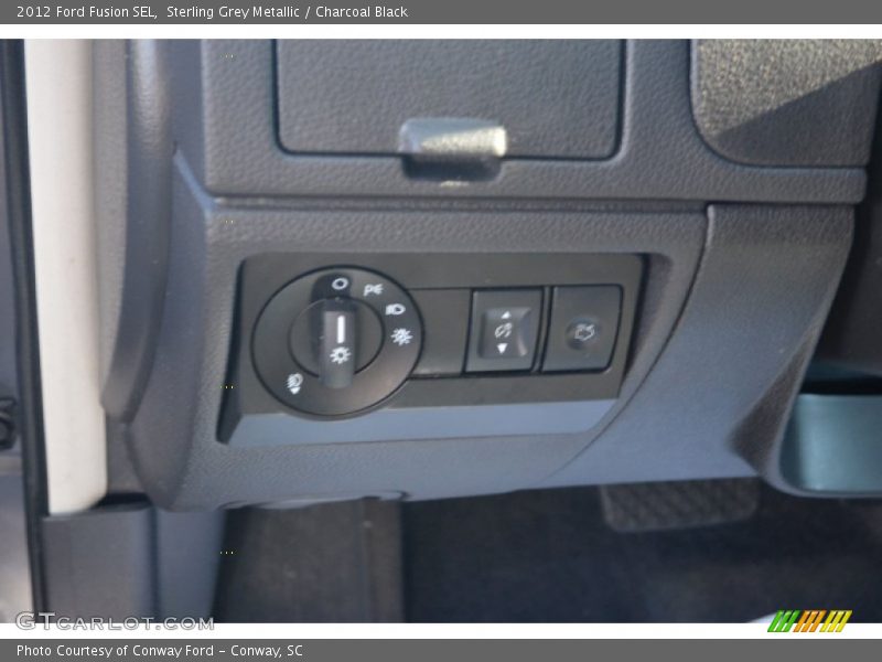 Sterling Grey Metallic / Charcoal Black 2012 Ford Fusion SEL