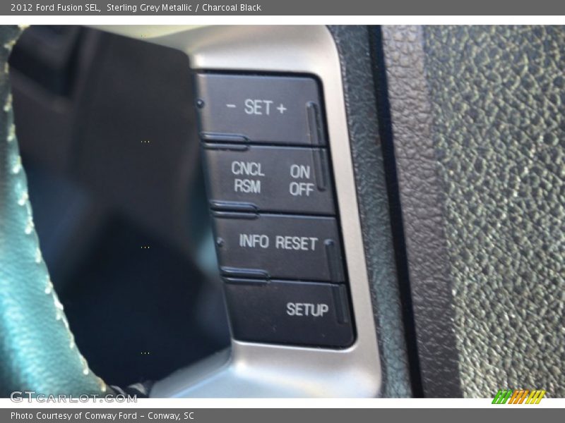 Sterling Grey Metallic / Charcoal Black 2012 Ford Fusion SEL