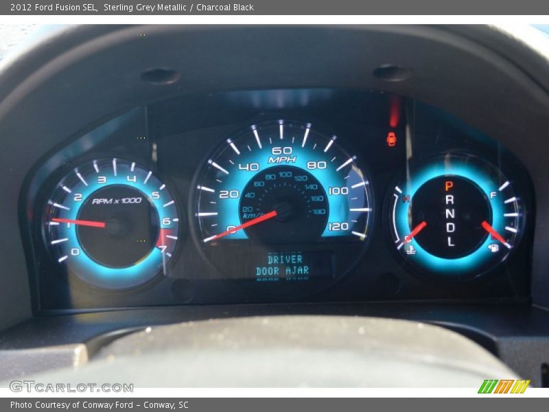 Sterling Grey Metallic / Charcoal Black 2012 Ford Fusion SEL