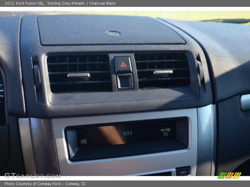 Sterling Grey Metallic / Charcoal Black 2012 Ford Fusion SEL
