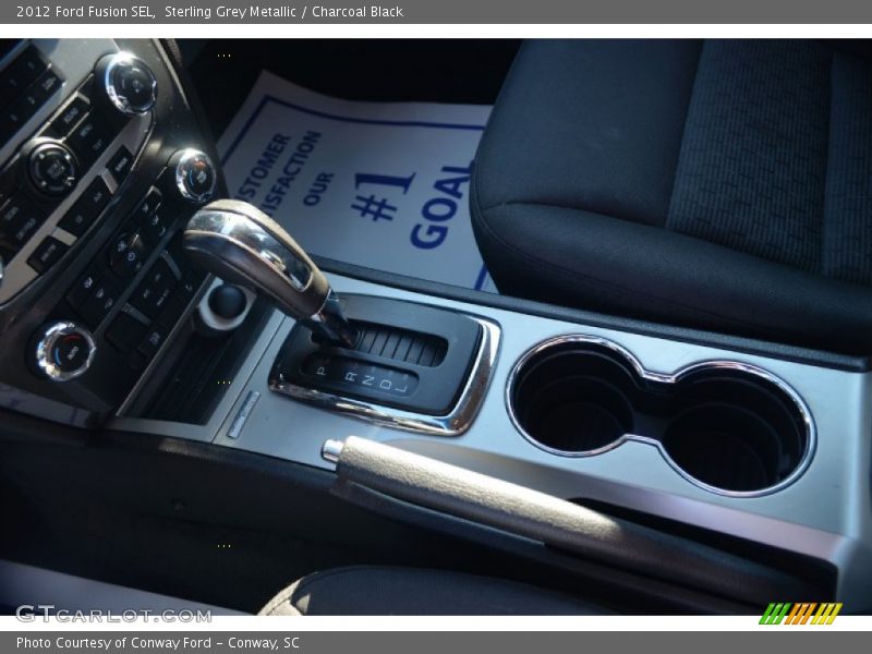 Sterling Grey Metallic / Charcoal Black 2012 Ford Fusion SEL