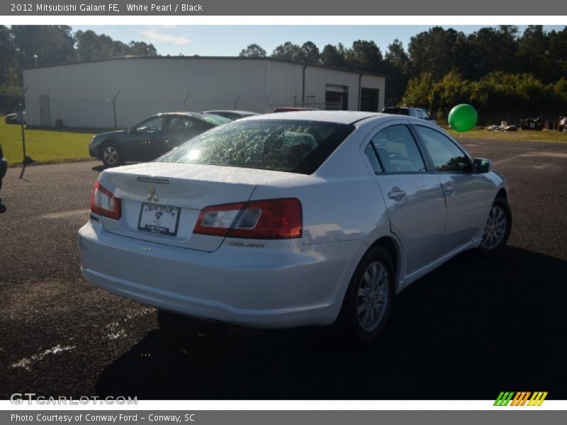 White Pearl / Black 2012 Mitsubishi Galant FE