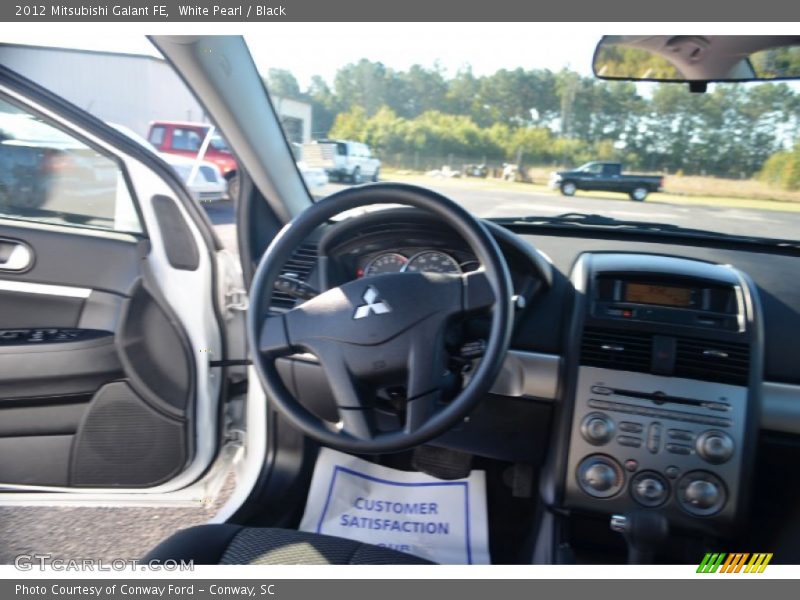 White Pearl / Black 2012 Mitsubishi Galant FE