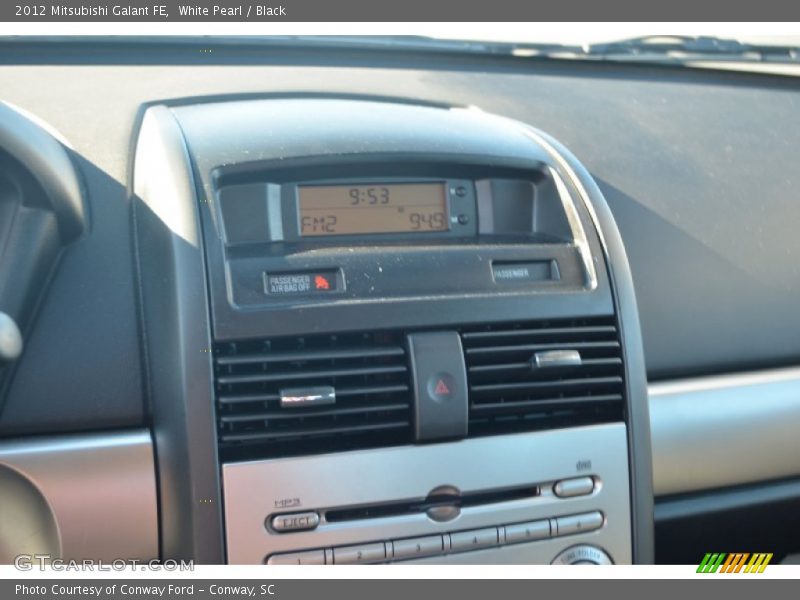 White Pearl / Black 2012 Mitsubishi Galant FE