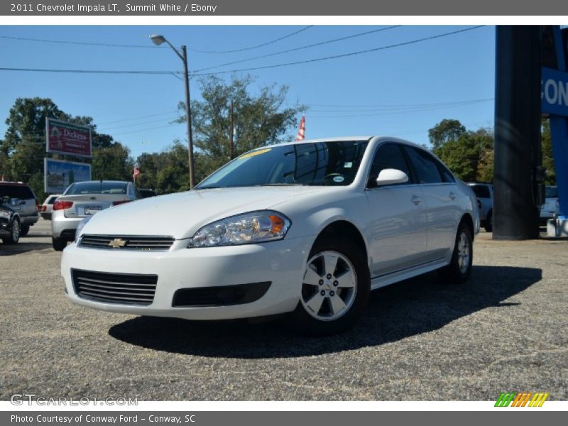 Summit White / Ebony 2011 Chevrolet Impala LT
