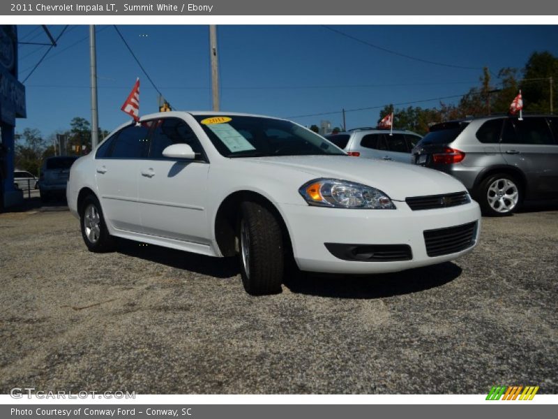 Summit White / Ebony 2011 Chevrolet Impala LT