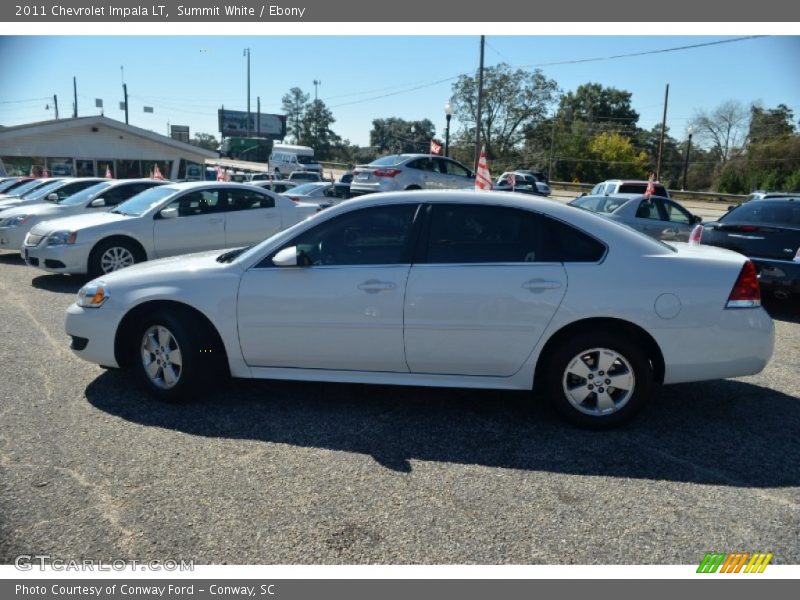 Summit White / Ebony 2011 Chevrolet Impala LT