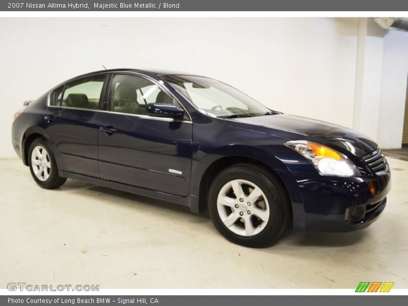 Majestic Blue Metallic / Blond 2007 Nissan Altima Hybrid