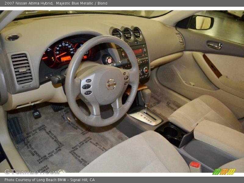 Majestic Blue Metallic / Blond 2007 Nissan Altima Hybrid