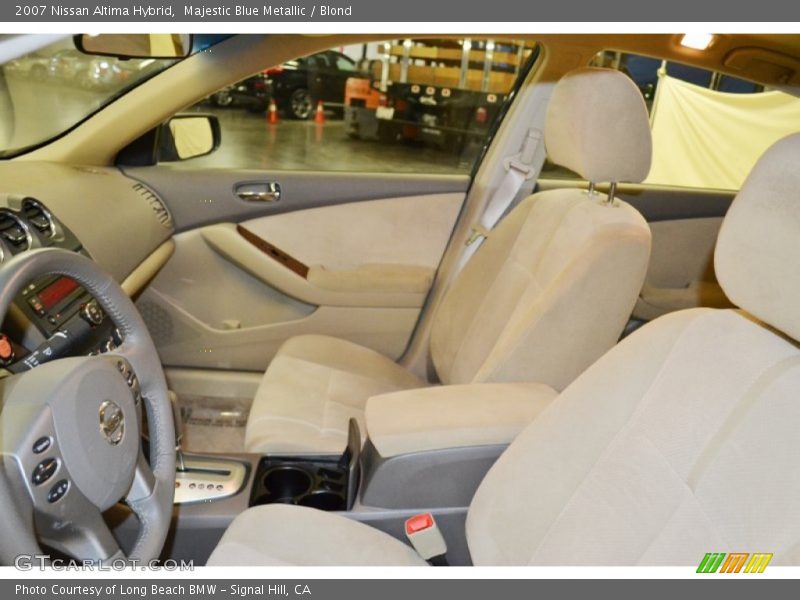 Majestic Blue Metallic / Blond 2007 Nissan Altima Hybrid