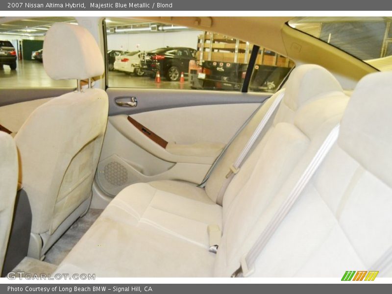 Majestic Blue Metallic / Blond 2007 Nissan Altima Hybrid