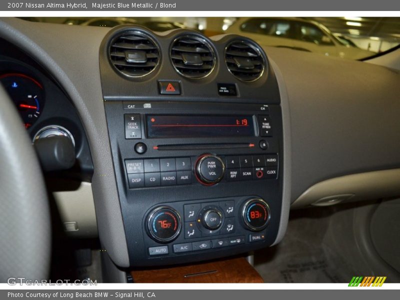 Majestic Blue Metallic / Blond 2007 Nissan Altima Hybrid