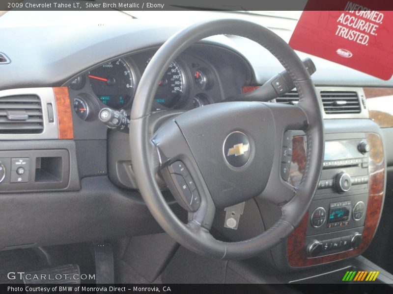 Silver Birch Metallic / Ebony 2009 Chevrolet Tahoe LT