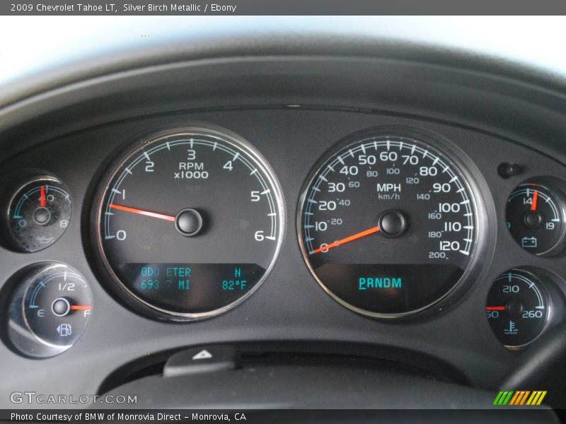 Silver Birch Metallic / Ebony 2009 Chevrolet Tahoe LT