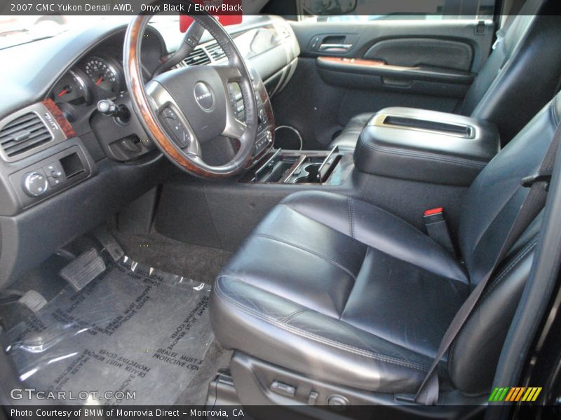 Onyx Black / Ebony Black 2007 GMC Yukon Denali AWD