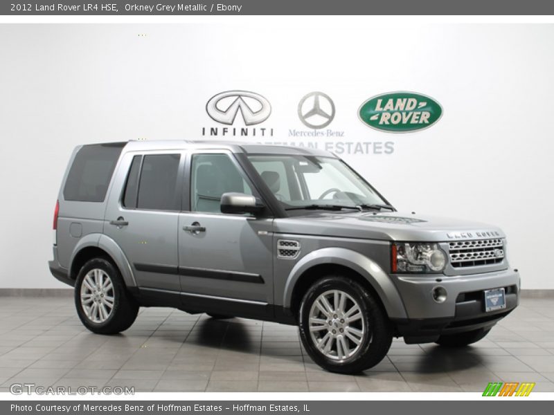 Orkney Grey Metallic / Ebony 2012 Land Rover LR4 HSE