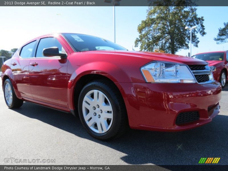 Redline 2-Coat Pearl / Black 2013 Dodge Avenger SE