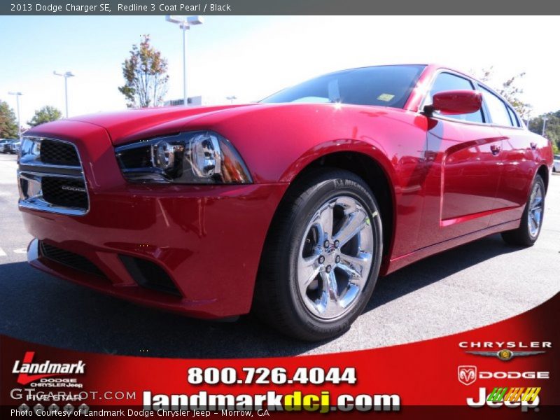 Redline 3 Coat Pearl / Black 2013 Dodge Charger SE