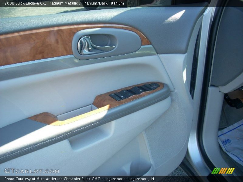 Platinum Metallic / Titanium/Dark Titanium 2008 Buick Enclave CX