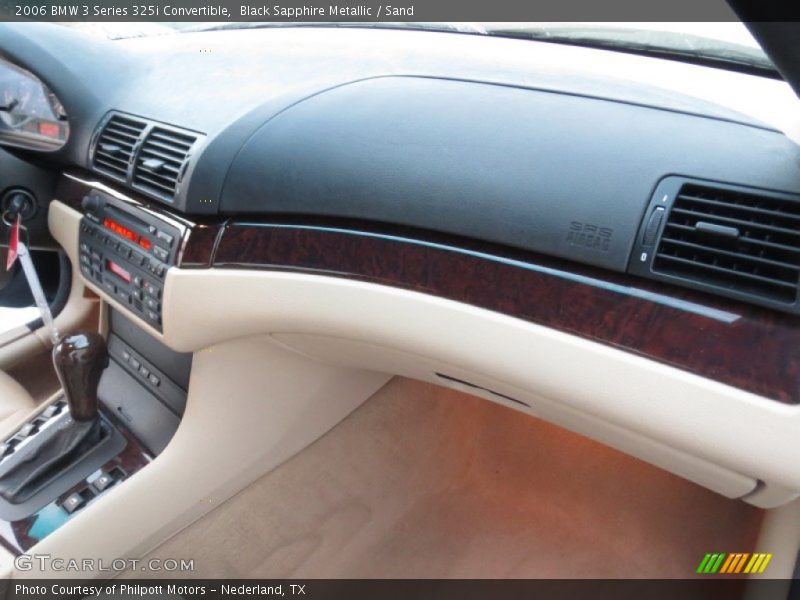 Black Sapphire Metallic / Sand 2006 BMW 3 Series 325i Convertible