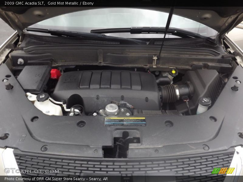 Gold Mist Metallic / Ebony 2009 GMC Acadia SLT