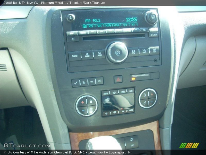 Platinum Metallic / Titanium/Dark Titanium 2008 Buick Enclave CX