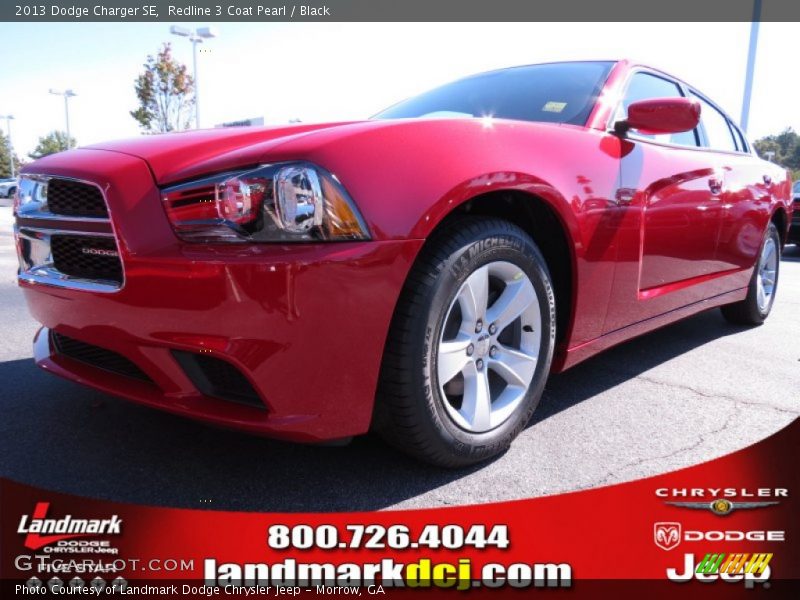 Redline 3 Coat Pearl / Black 2013 Dodge Charger SE