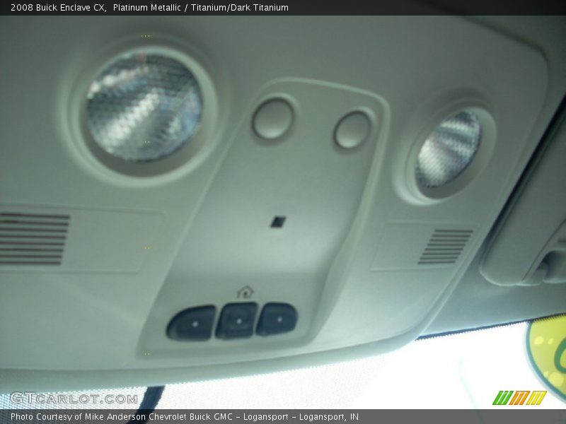 Platinum Metallic / Titanium/Dark Titanium 2008 Buick Enclave CX