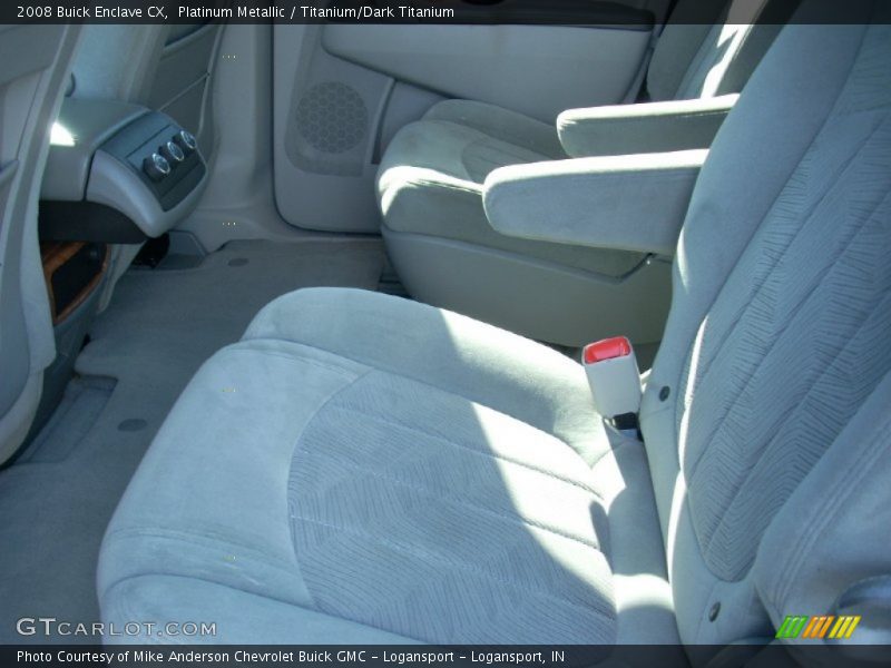 Platinum Metallic / Titanium/Dark Titanium 2008 Buick Enclave CX