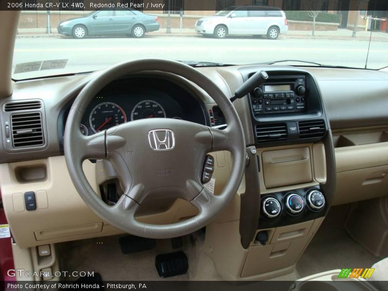 Redondo Red Pearl / Ivory 2006 Honda CR-V LX 4WD