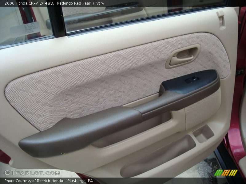 Redondo Red Pearl / Ivory 2006 Honda CR-V LX 4WD