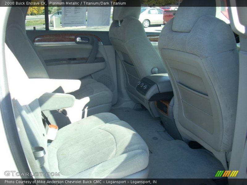 Platinum Metallic / Titanium/Dark Titanium 2008 Buick Enclave CX