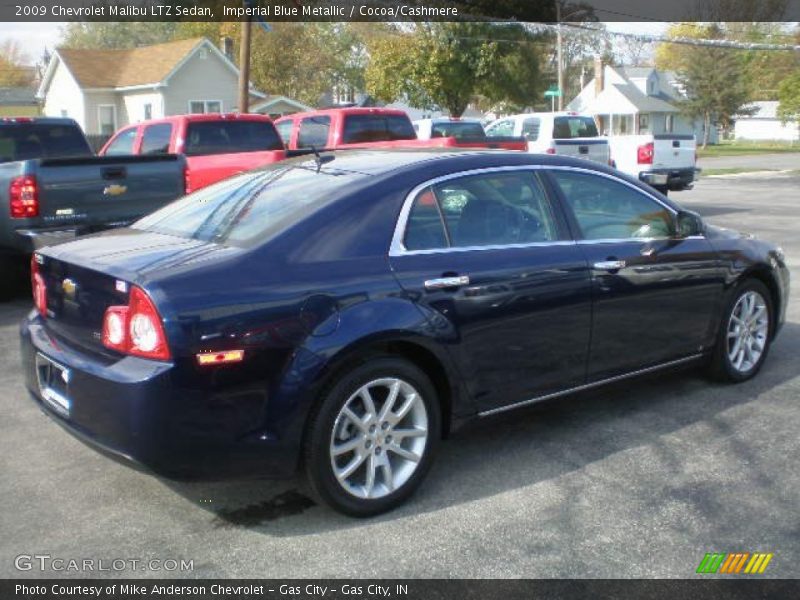 Imperial Blue Metallic / Cocoa/Cashmere 2009 Chevrolet Malibu LTZ Sedan