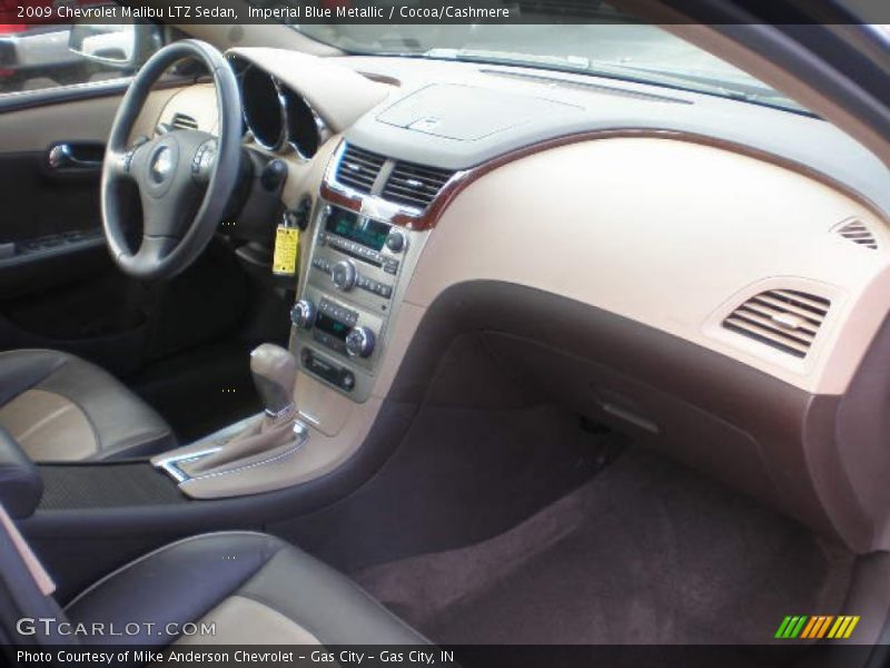 Imperial Blue Metallic / Cocoa/Cashmere 2009 Chevrolet Malibu LTZ Sedan