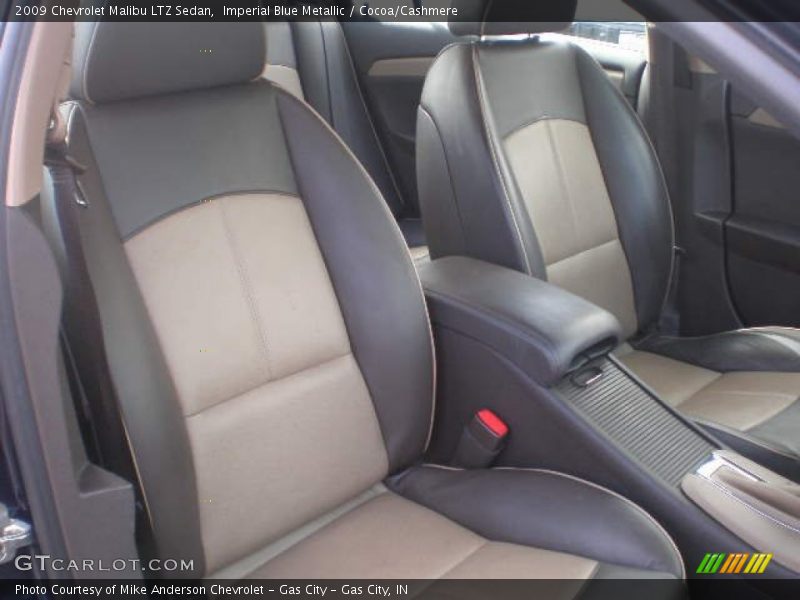 Imperial Blue Metallic / Cocoa/Cashmere 2009 Chevrolet Malibu LTZ Sedan