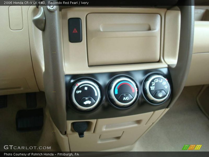 Redondo Red Pearl / Ivory 2006 Honda CR-V LX 4WD