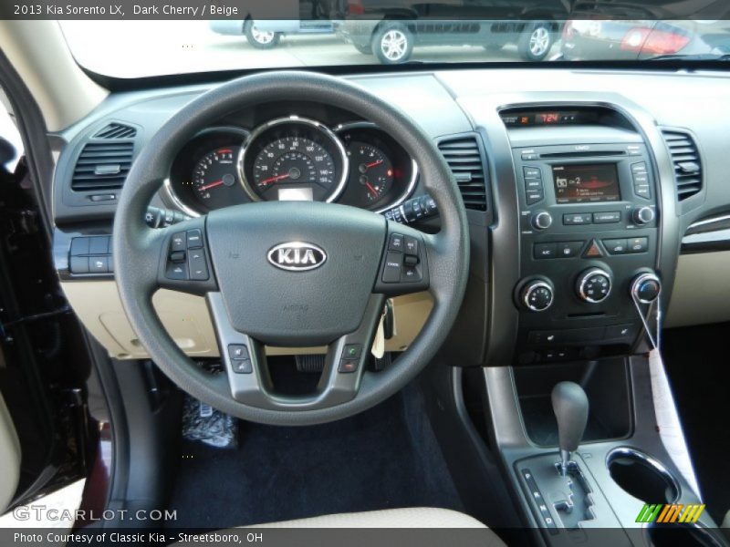 Dark Cherry / Beige 2013 Kia Sorento LX