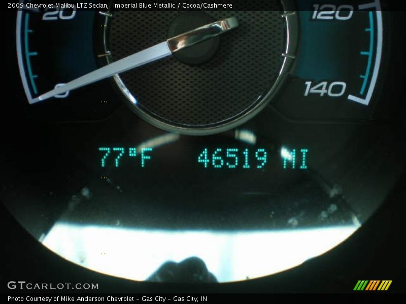 Imperial Blue Metallic / Cocoa/Cashmere 2009 Chevrolet Malibu LTZ Sedan