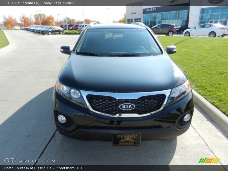 Ebony Black / Black 2013 Kia Sorento LX