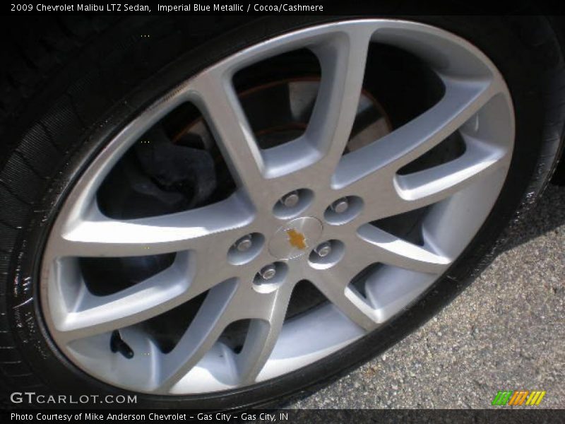Imperial Blue Metallic / Cocoa/Cashmere 2009 Chevrolet Malibu LTZ Sedan