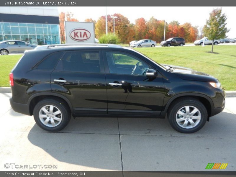 Ebony Black / Black 2013 Kia Sorento LX