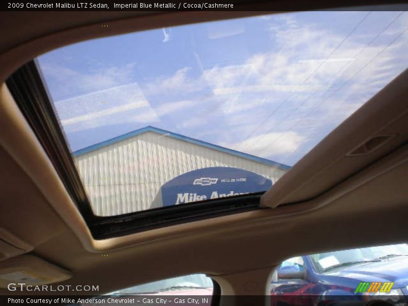 Imperial Blue Metallic / Cocoa/Cashmere 2009 Chevrolet Malibu LTZ Sedan