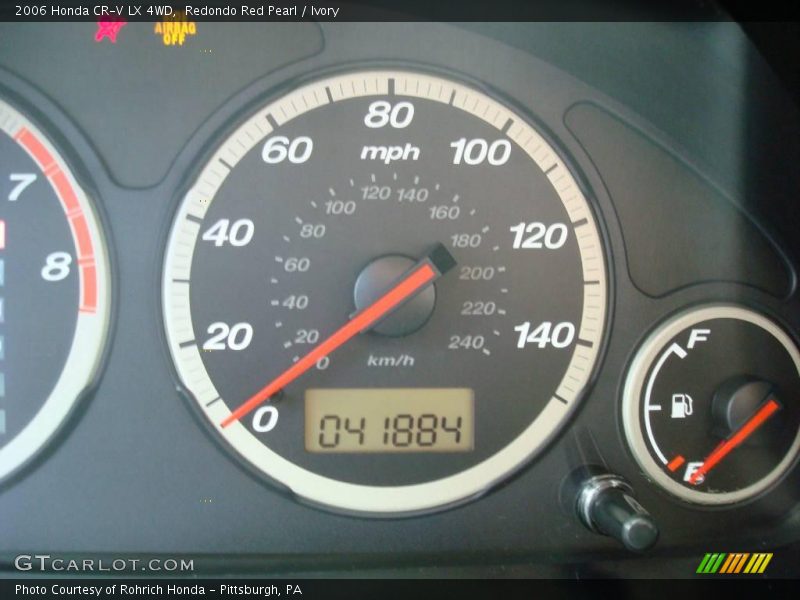 Redondo Red Pearl / Ivory 2006 Honda CR-V LX 4WD