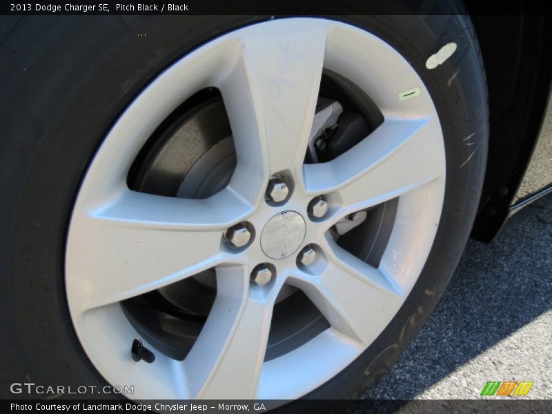 Pitch Black / Black 2013 Dodge Charger SE