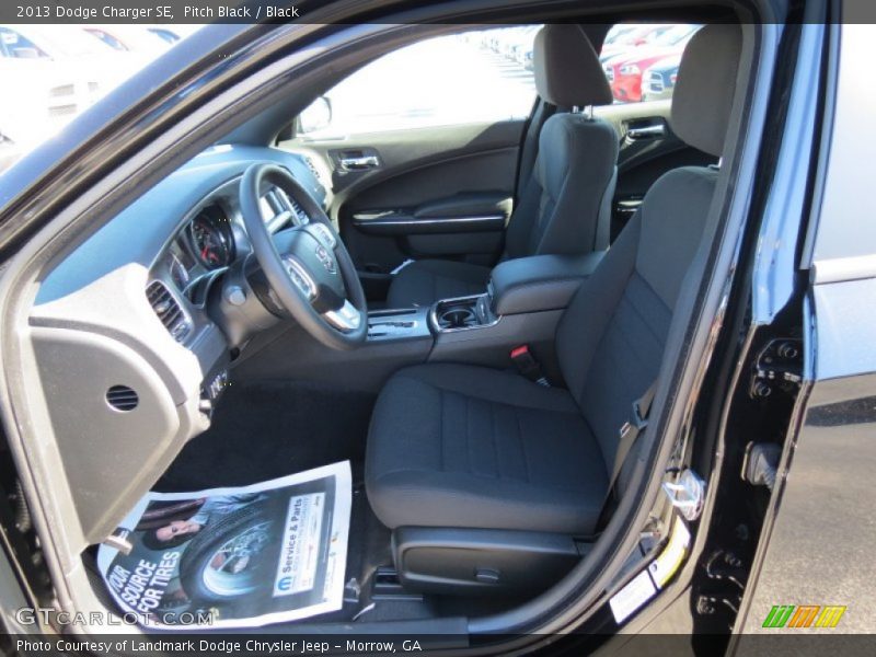 Pitch Black / Black 2013 Dodge Charger SE