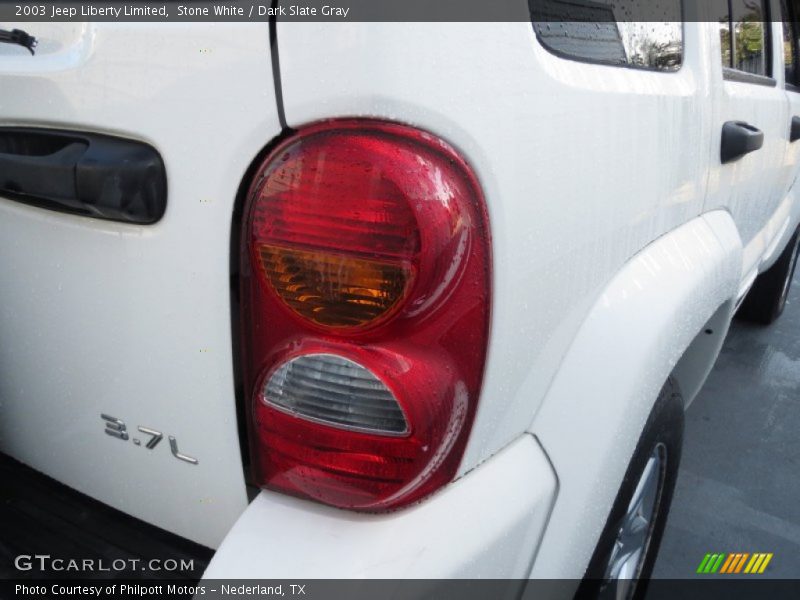 Stone White / Dark Slate Gray 2003 Jeep Liberty Limited