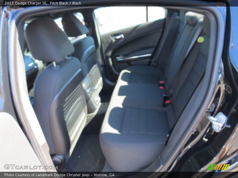 Pitch Black / Black 2013 Dodge Charger SE