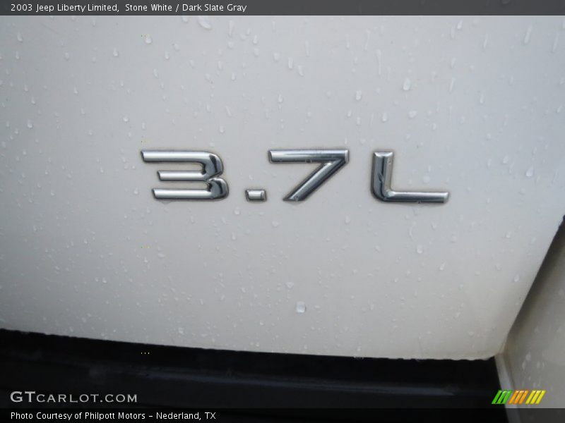 Stone White / Dark Slate Gray 2003 Jeep Liberty Limited