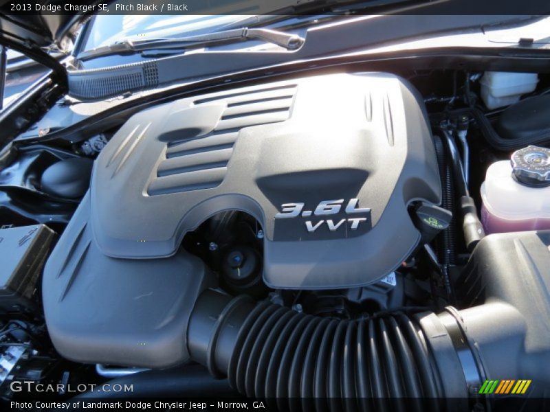 Pitch Black / Black 2013 Dodge Charger SE